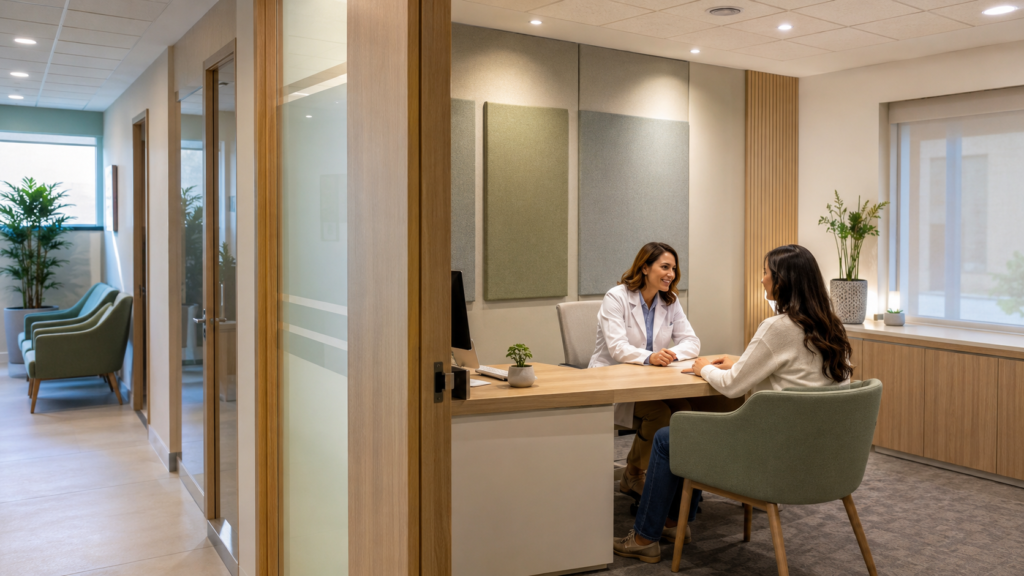 Isolamento Acústico para Clínicas: como reduzir ruídos e melhorar o conforto dos pacientes