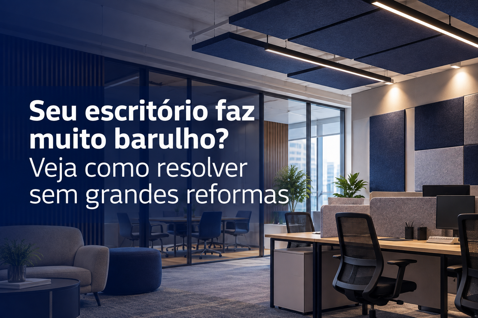 Escritório Open Space Como Reduzir Barulhos